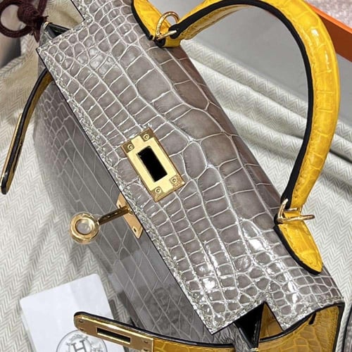 شنطة هيرميسMini Kelly crocodile