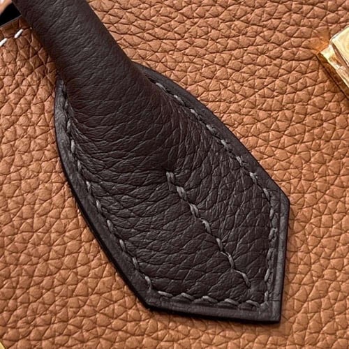 شنطة هيرميسBirkin Togo 30cm 37Gold 46Ebene