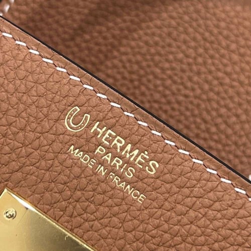 شنطة هيرميسBirkin Togo 30cm 37Gold 46Ebene