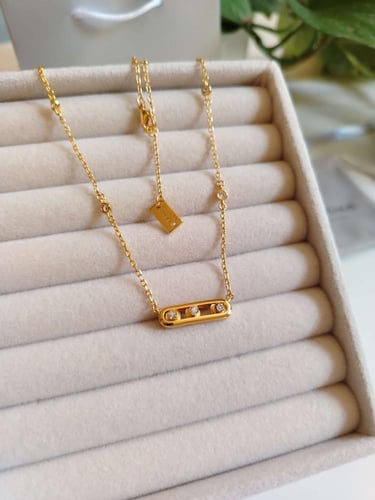 سلسال ميسيكا ذهبي