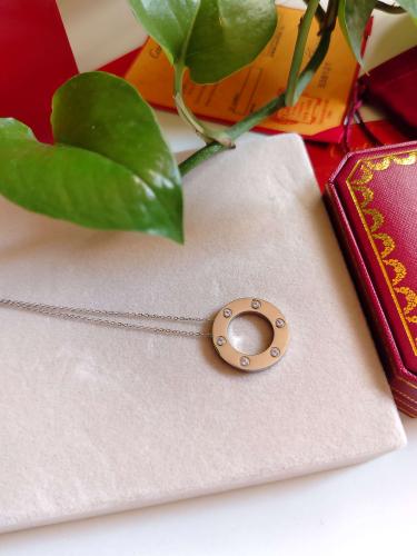 سلسال كارتير فضي فصوص