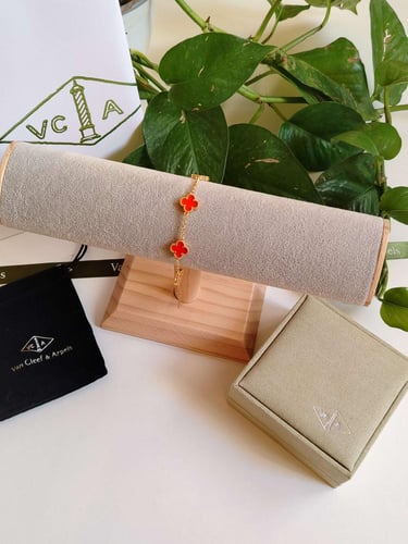 اسوارة فان كليف ميني برتقالي