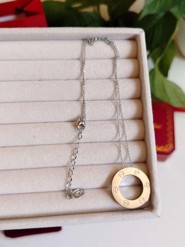 سلسال كارتير فضي ساده