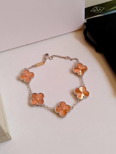 اسوارة فان كليف برونزي بفضي