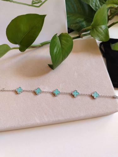 اسوارة فان كليف تيفاني فضي ميني