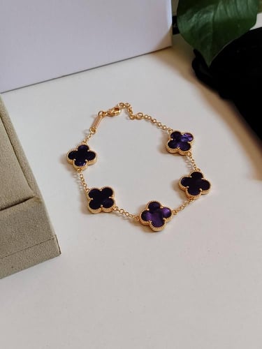 اسوارة فان كليف بنفسجي ذهبي