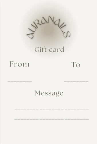 (طباعه) Gift card