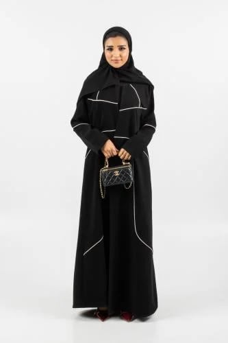 عباية لِين لاين – سراميك إندونيسي بقيطان أبيض
