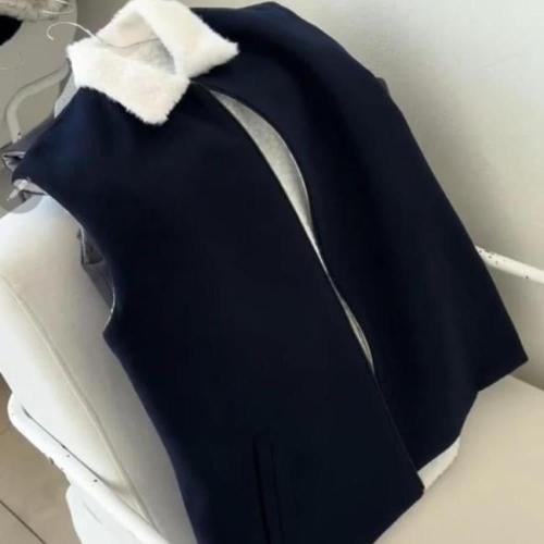 سديري شتوي لون كحلي فرو