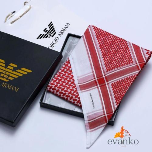 شماغ جورجيو أرماني أحمر – إصدار 2026