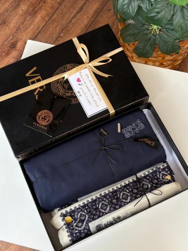 بوكس رجالي شتوي: قماش مع شال فاخر – هدية أنيقة بتغ...