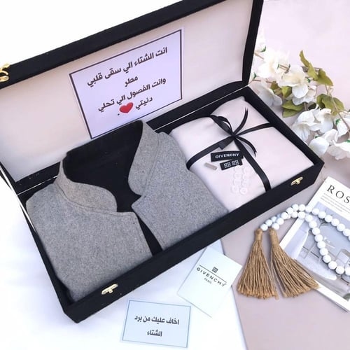 بوكس شتوي رجالي – سديري دبل فيس + قماش شتوي (4 ألو...