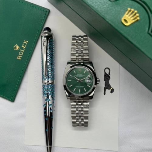 طقم ساعه رولكس وقلم كارتير