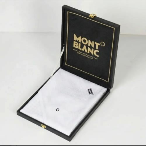 شماغ مونت بلانك أبيض رجالي مع علبة مونت بلانك 2026