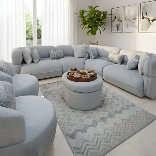 طقم كنب حرف L