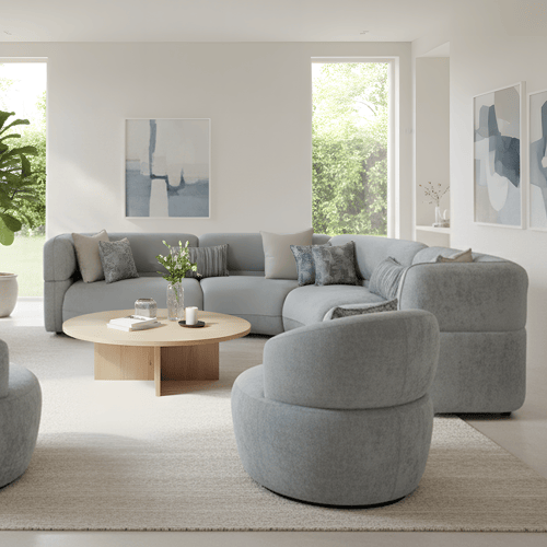 طقم كنب حرف L