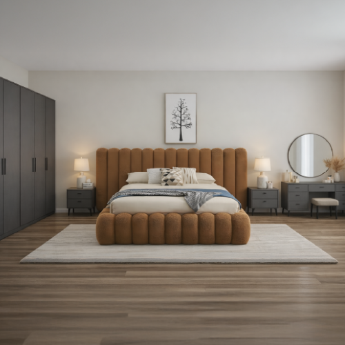 غرفة نوم نفر بتفاصيل أنيقة