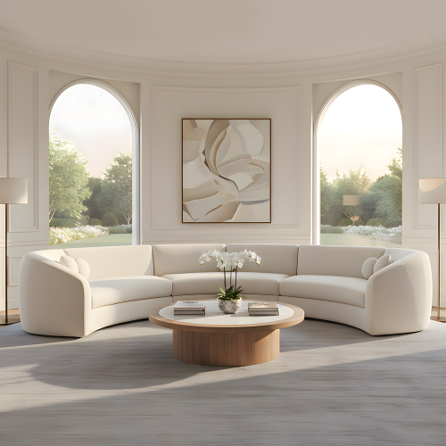 طقم كنب جلسة مدور