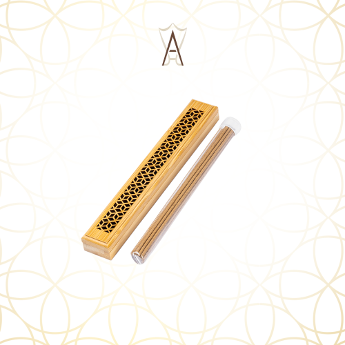 عود فيتنامي طبيعي 20 سم + مبخرة