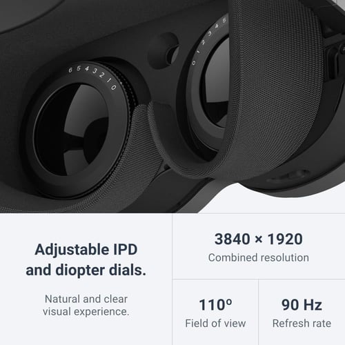 نظارات الواقع الافتراضي HTC Vive XR Elite مع أذرع...