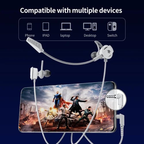 سماعة اذن سلكية بتقنية HD للصوت