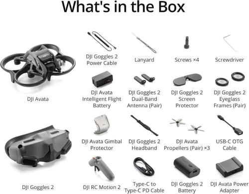 DJI مجموعة برو-فيو كومبو من افاتا - طائرة بدون طيا...