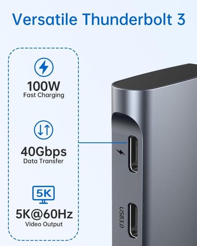 محول موزع USB C لماك بوك برو/اير