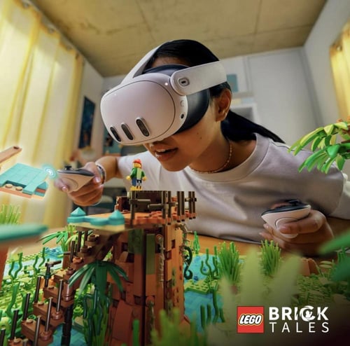 نظارة الواقع الأفتراضي كويست 3 من ميتا