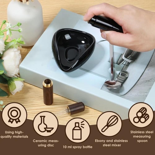 طقم ادوات تحضير القهوة بالوان جميلة