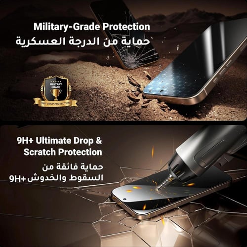 يوجرين حزمة من قطعتين فيلم مقسى للخصوصية بملئ الشا...