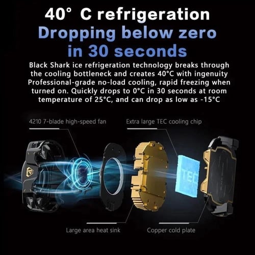 مروحة تبريد الهاتف من بلاك شارك