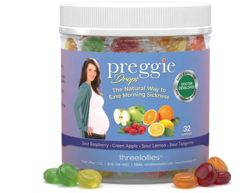 حلوى Preggie Pop Drops لتخفيف غثيان الحمل – 32 قطعة