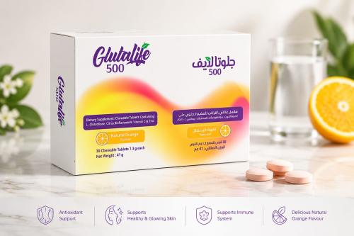 جلوتالايف 500 " 30 قرص للمضغ "