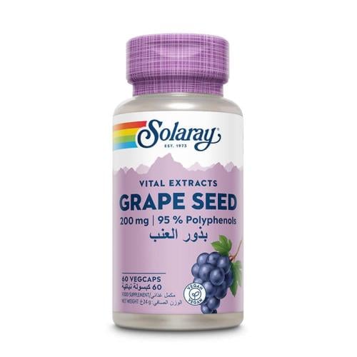 Grape seed extract 200 mg - 60 capsules from Solar...