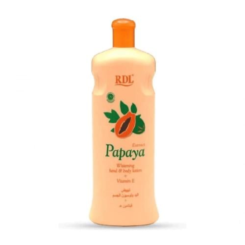 Lotion for whitening body and hand skin with papay...
