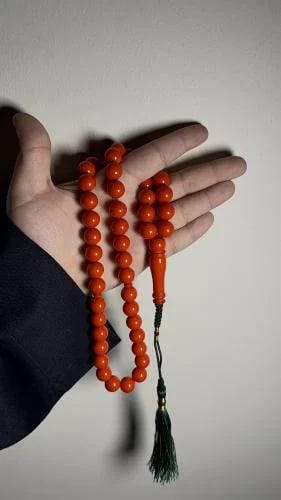 Buckleite Jaziri Bakarkousha, bead size: 12 mm, type of story: circular, number of beads: 47