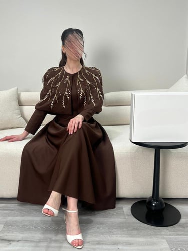 فستان شيخه قطعتين