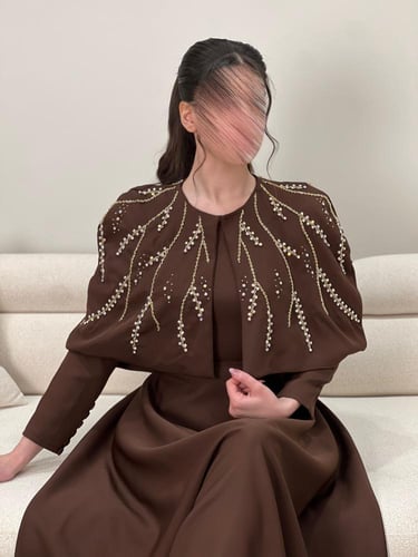 فستان شيخه قطعتين