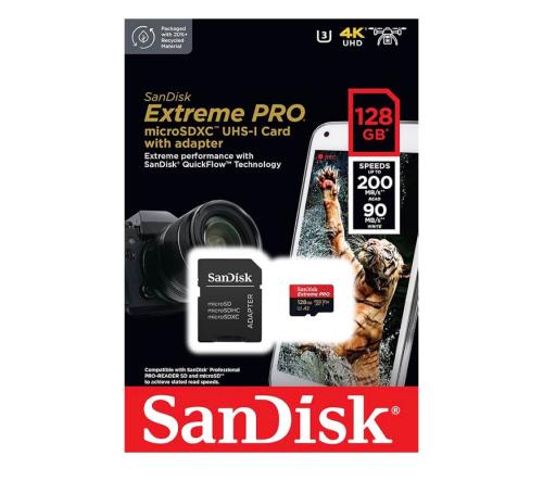 Sandick extreme pro micro sdxc with adapter uhs-I...