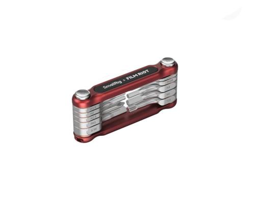 10-IN-1 DETENT FOLDING MULTI TOOL KIT ( Red )