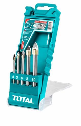 توتال TACSD7256، 5 قطع من رؤوس مثقاب الزجاج