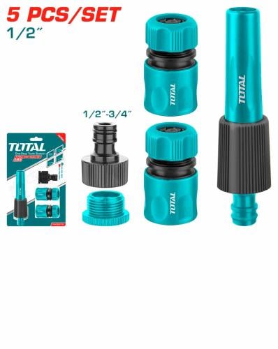 TOTAL THHCS05122 مجموعة فوهات ملتوية مكونة من 5 قط...