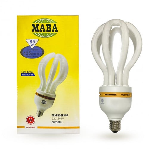 لمبة توفيرية عنكبوت اصفر energy saving lamp 220V 8...