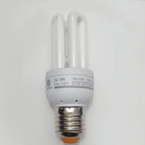 لمبة اصابع 100حبة 8W 220V E27