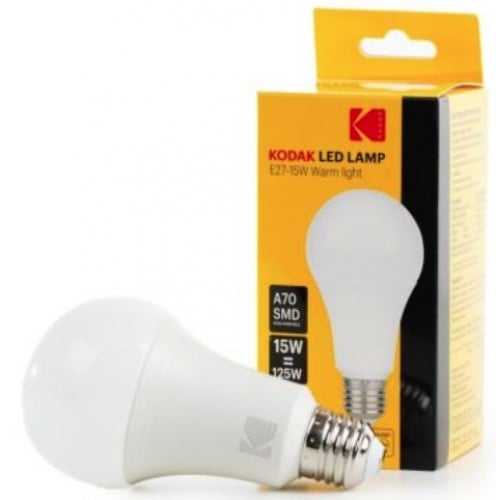 لمبة ليد كروي كوداك 15W 220V اصفر