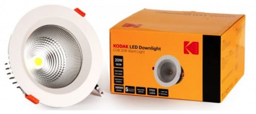 كشاف ليد كوداك 20W 220V 14CM ابيض (COB)