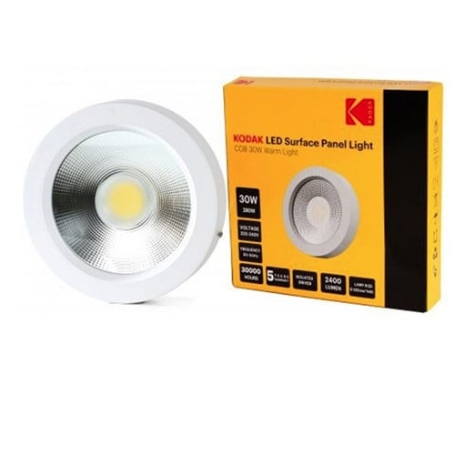 كشاف كوب ليد لطش شفاف كوداك 220v 20cm 30w ابيض