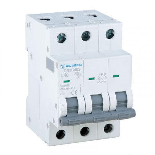 مفتاح طبلون MCB 3P 40A 10KA DIN- Rail Type Westing...