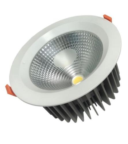 سبوت لايت شفاف اصفر المنيوم MABA 220v 20cm 80w