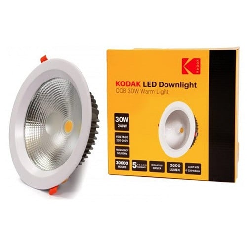 كشاف ليد كوداك30W 220V 20CM اصفر (COB)